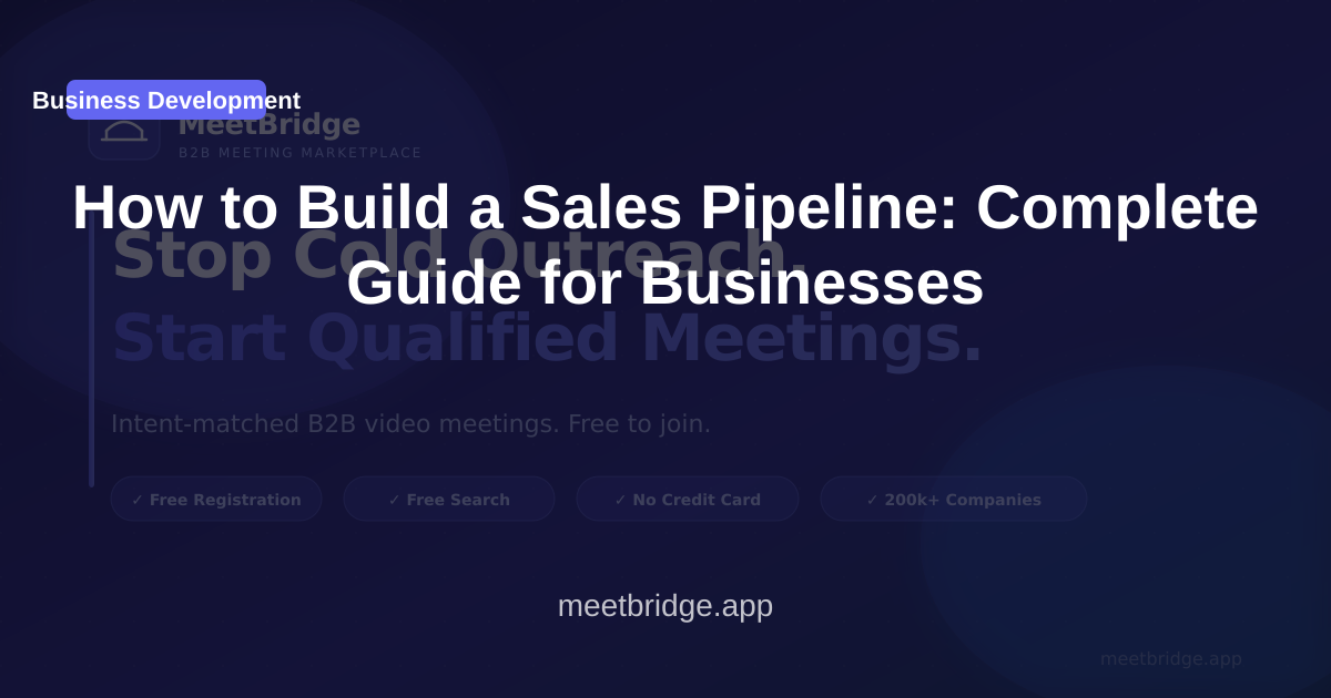 How to Build a Sales Pipeline: Complete Guide for Businesses